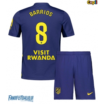 Atletico Madrid Pablo Barrios #8 Echipament de Fotbal Replică 2025-26 Copii Deplasare (+ Șorturi)